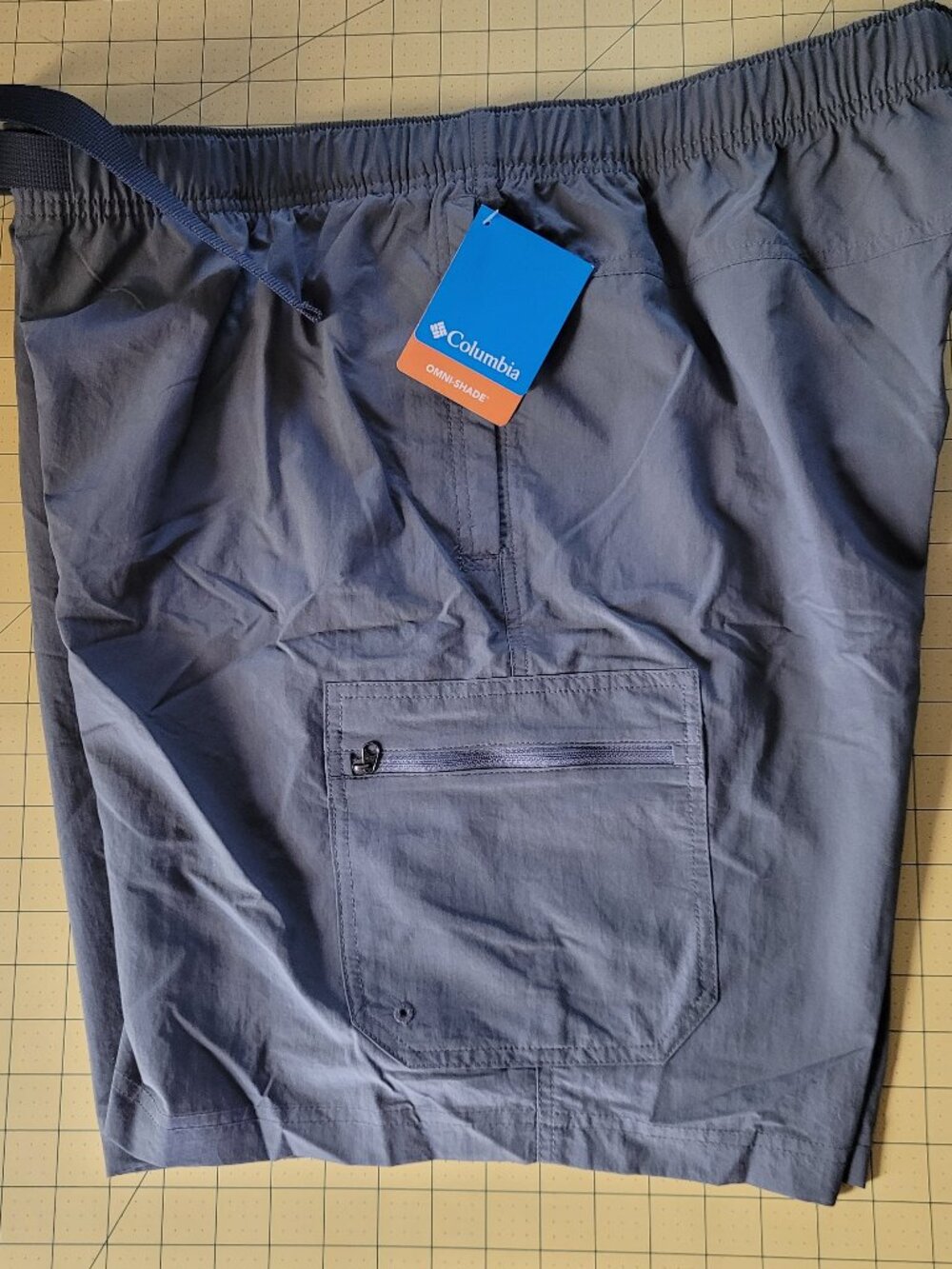 NWT's Lot of 2 Pair of Columbia Sports Shorts One Black/One Gray XXL